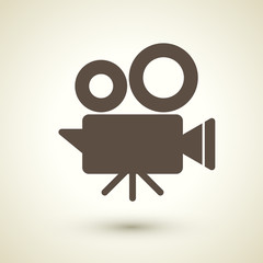 Cinema camera icon
