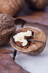 still life of nuts, fruits of autumn