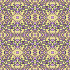 vintage purple and green pattern