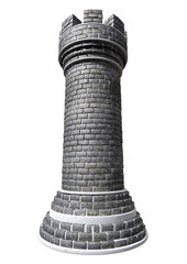 Brick Chess Castle Piece