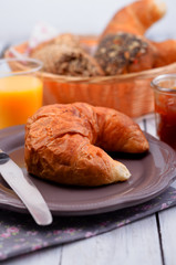 Croissants zum Frühstück