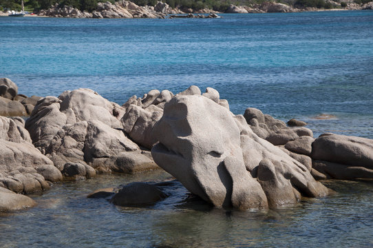 Sardinia Capriccioli Bay Moby Rock