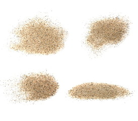 sand isolated on white background