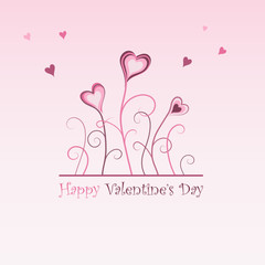 HAPPY VALENTINE’S DAY (day love card romance heart)