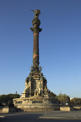 Obraz premium Barcelona. Columbus Monument.