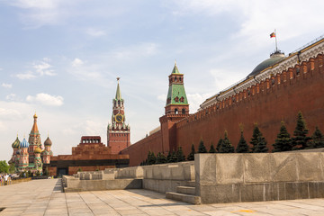 Fototapeta premium Spasskaya tower on Red Square