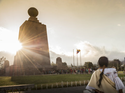 la met&agrave; del mondo-quito