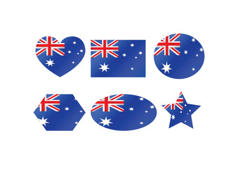 National flag of Australia themes idea design