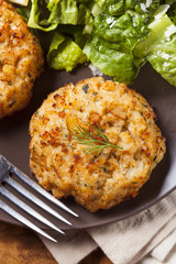 Organic Homemade Crab Cakes