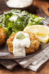 Organic Homemade Crab Cakes