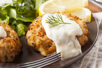 Organic Homemade Crab Cakes