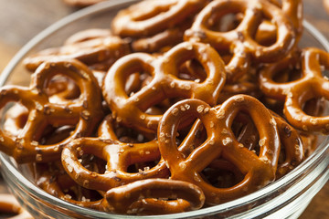 Organic Brown Mini Pretzels with Salt