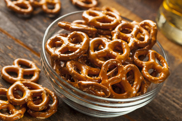 Organic Brown Mini Pretzels with Salt