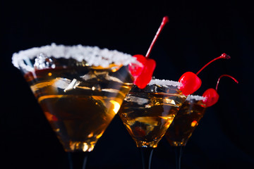 cocktails with cherry