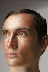 Man wearing make up, Portrait of a drag queen