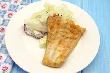 Cod with tomato