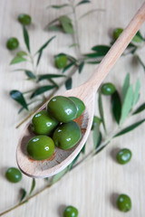 Green olives