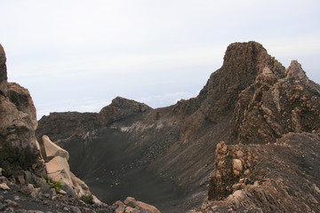 Cratère d& 39 un volcan