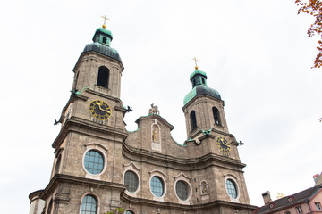 Fototapeta na wymiar Dom Saint Jakob, Cathedral of Innsbruck, Austria