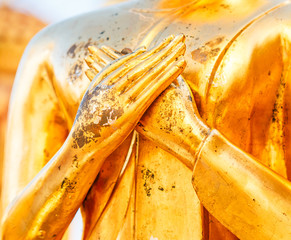 Hand of Buddha in groan position