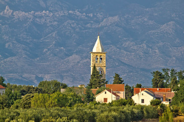 Dalmatian village of Zaton and Velebit