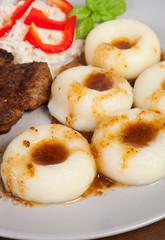 Silesian dumpling - traditional polish