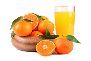 Tangerines and juice