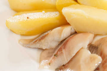 herring with potatoes