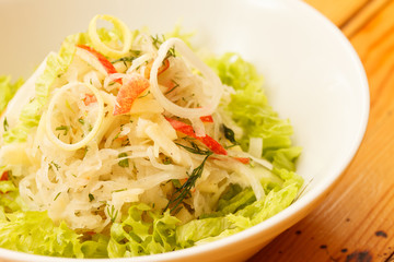 salad with cabbage