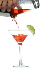 pouring a cosmo