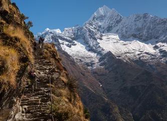Fotobehang Stairway to Heaven, Himalaya, Nepal © Markus