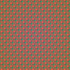 Retro Grunge Christmas Pattern or Old Wrap Paper