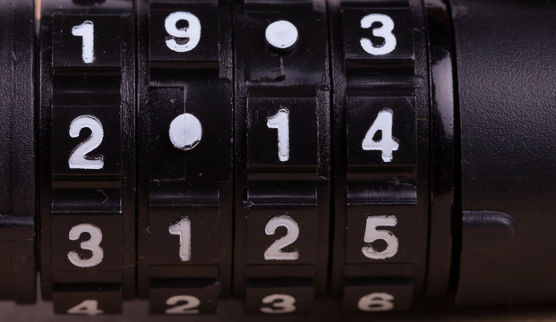 Combination padlock 2014
