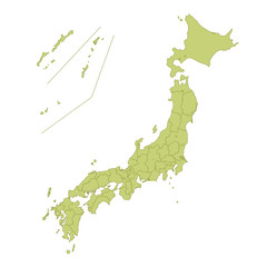 日本地図　日本　地図