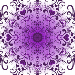 Violet round pattern
