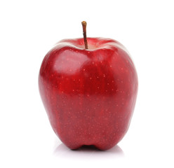 Obraz na płótnie Canvas Red ripe apple