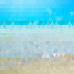 Beach Triangle Background