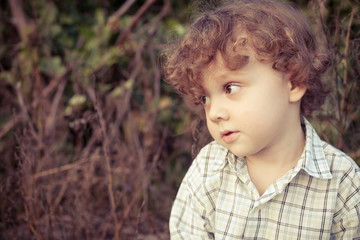 Portrait of happy child