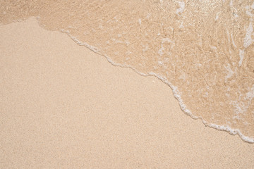 Fototapeta na wymiar 波と砂