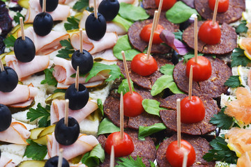 sandwiches with  meat