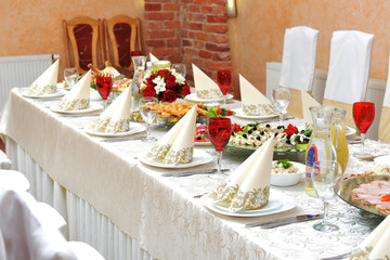 Wedding reception