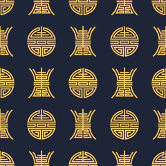 seamless chinese longevity background
