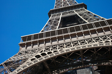 Part of Eiffel tower, Paris.