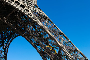 Part of Eiffel tower, Paris.