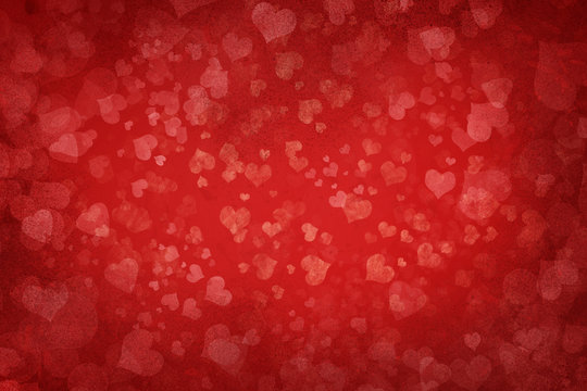 Abstract Hearts Background