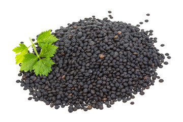 Black lentils