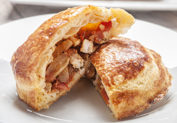 homemade buns with filling