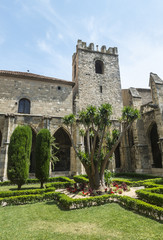 Fototapeta na wymiar Narbonne, katedra, klasztor