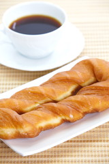 doughnuts with icing sugar