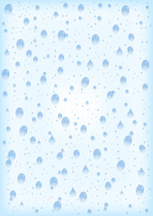 Water drops with background
